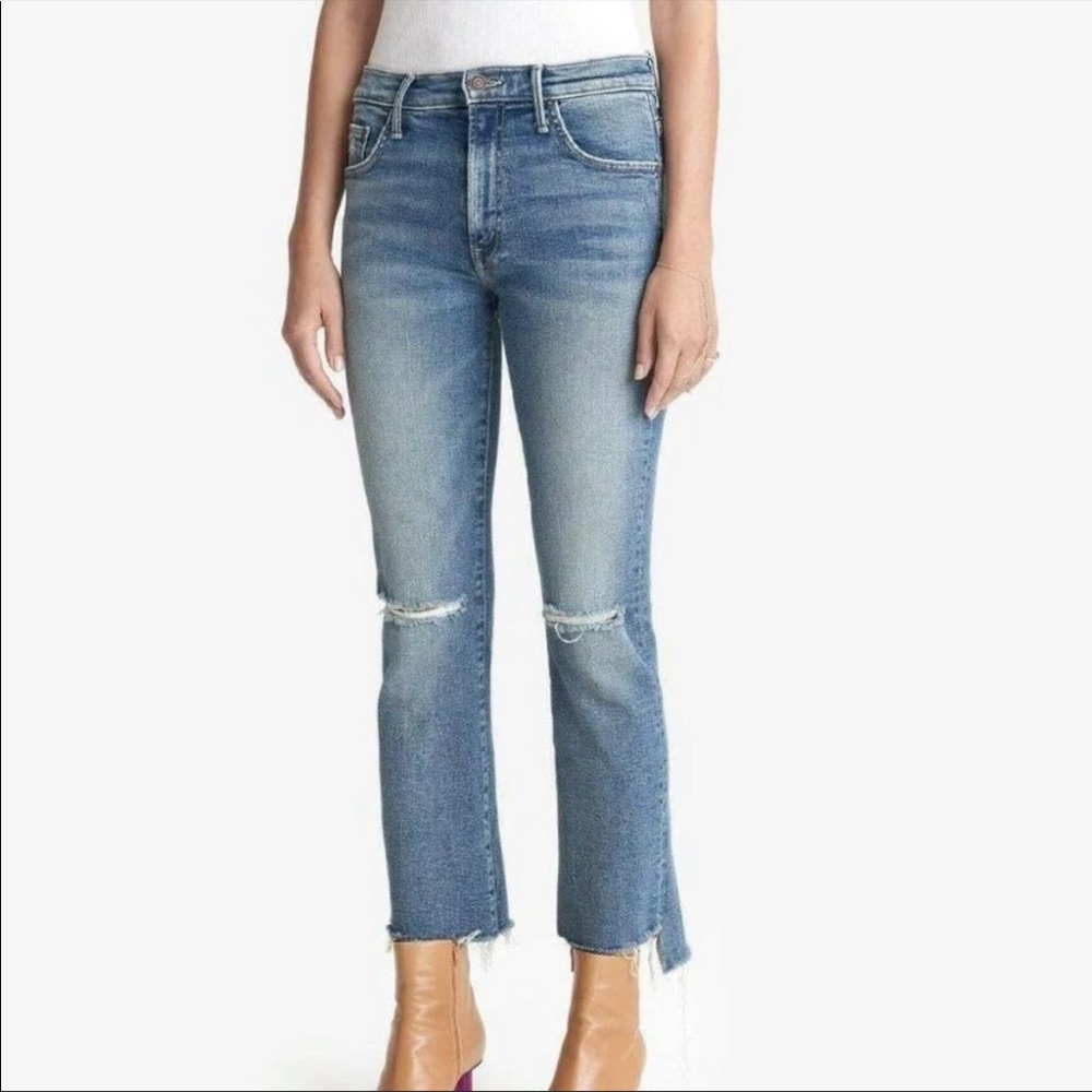 MOTHER Blue Ankle & Cropped Jeans